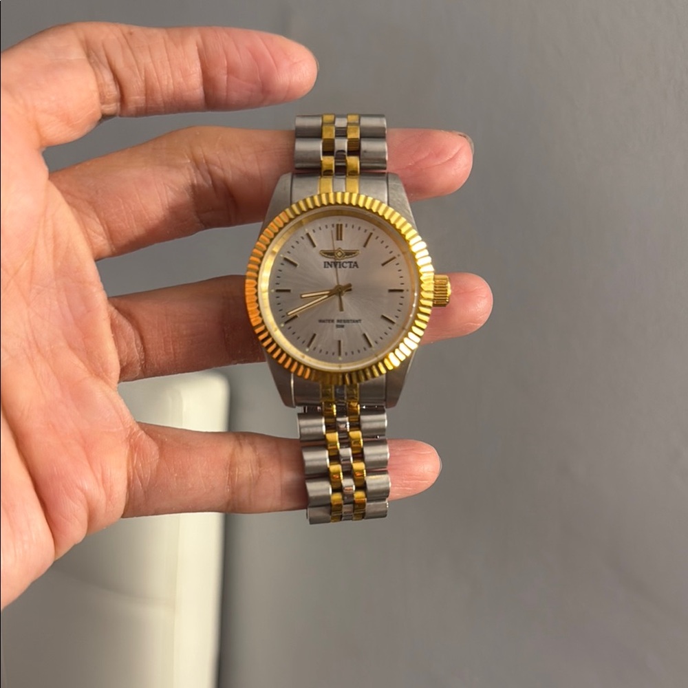Invicta Two-Tone Gold and Silver Watch